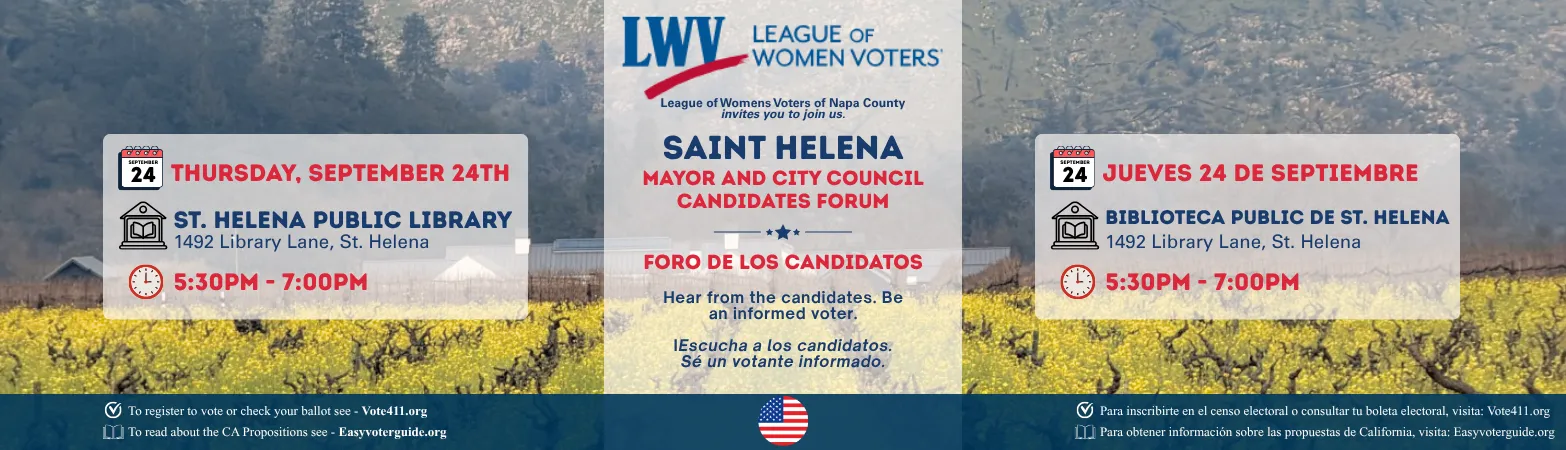 Candidate Forum September 24th